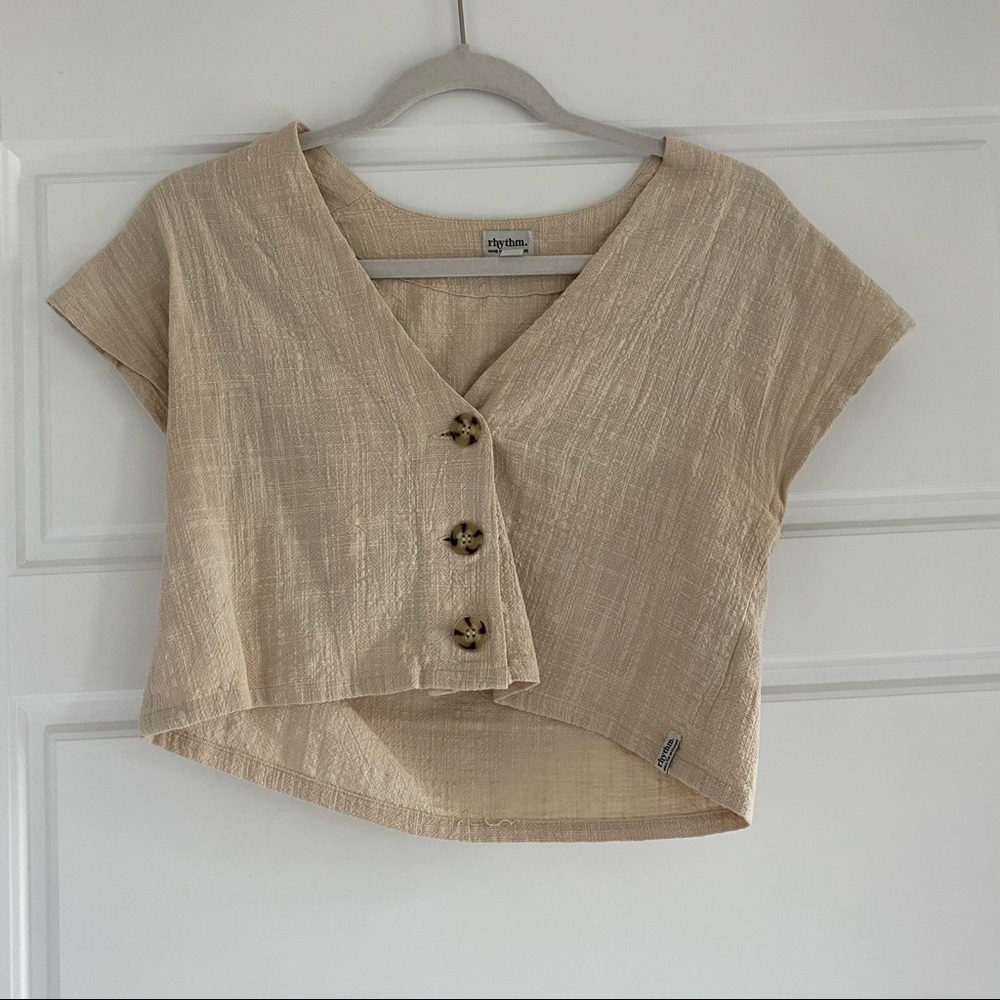 Boho Coastal Crop Top